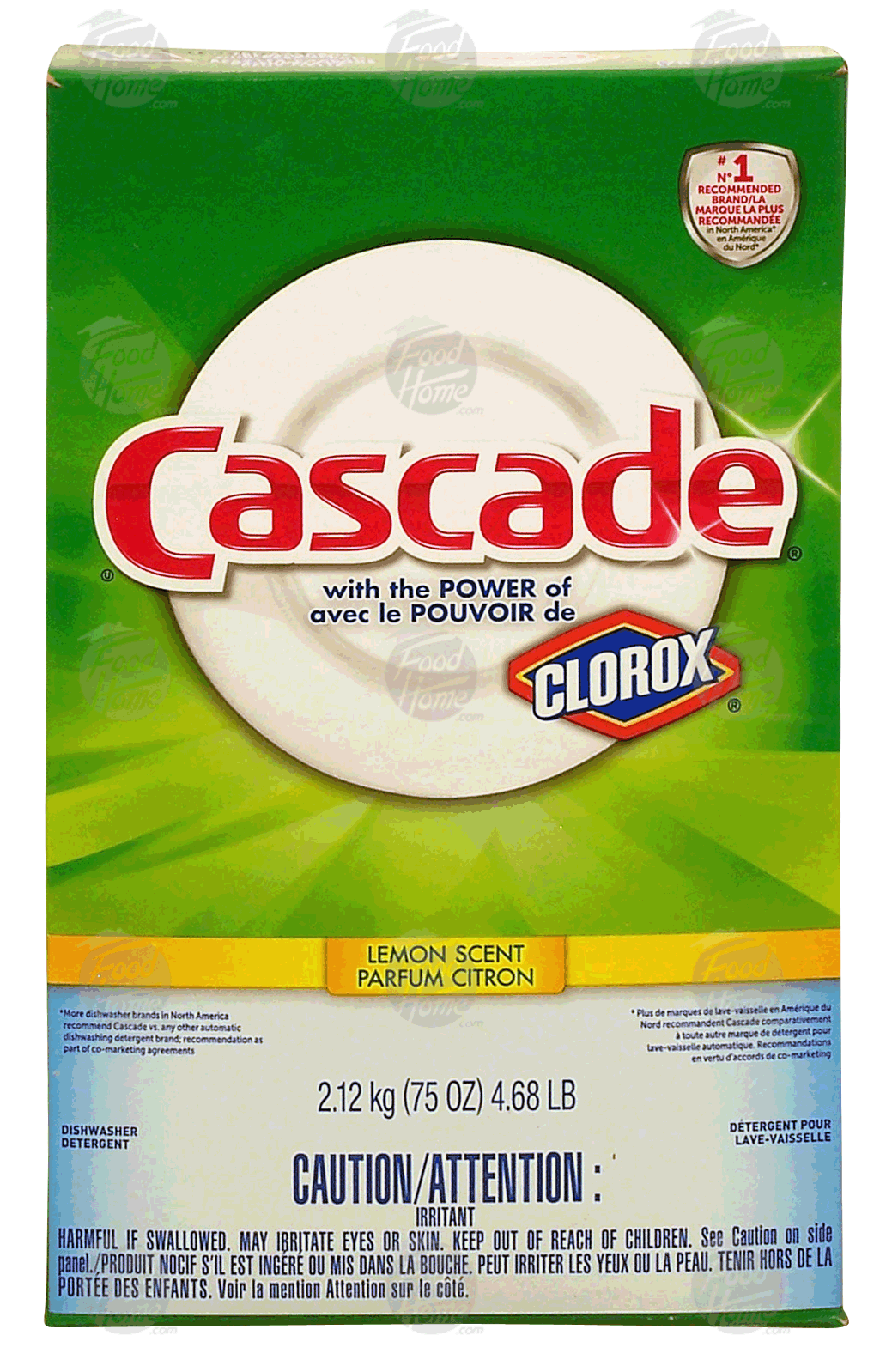 Cascade&nbsp;&nbsp;lemon scent automatic dishwasher detergent powder Full-Size Picture